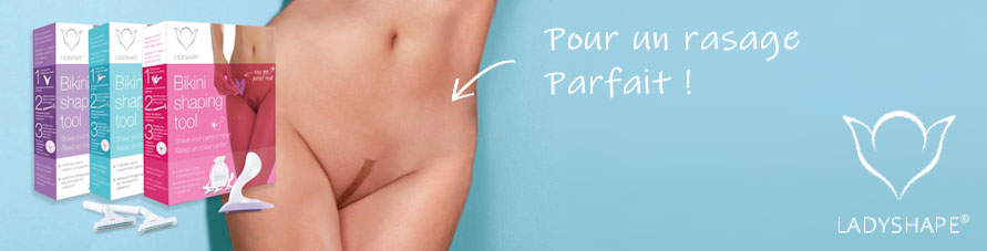Ladyshape, le rasage intime aux pochoirs !